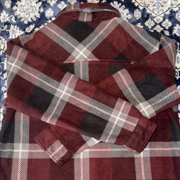 Men's or Women’s Plaid Bomber Jacket in preloved but New Condition. Men’s Large. - Picture 14 of 14